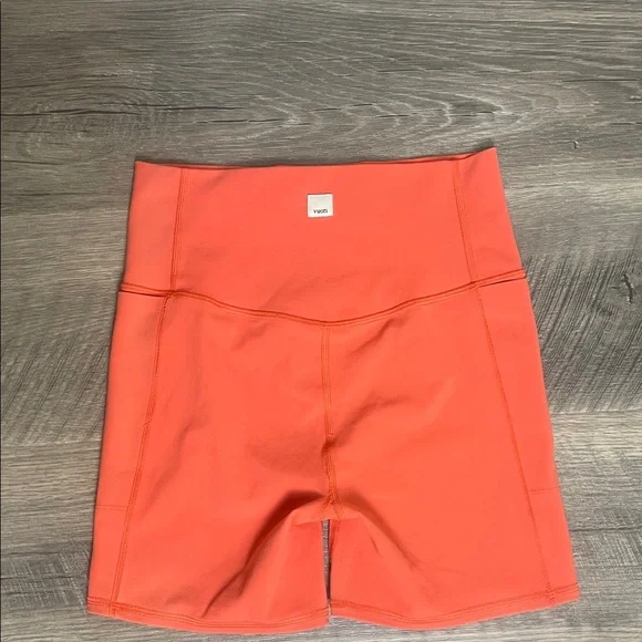 vuor1 Women's Orange High-Waisted Shorts - Picture 2 of 7